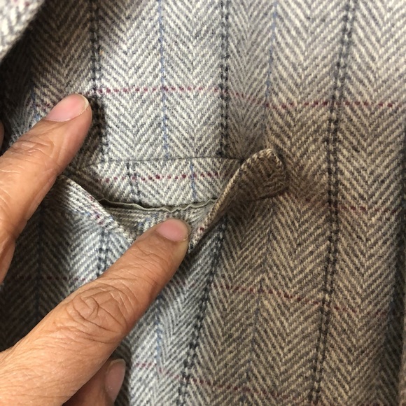 VINTAGE Edgeworth Clothiers Women's Gray Jacket and Skirt Suit 2 piece Dress 10 - Picture 5 of 13